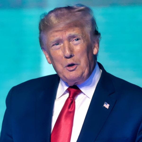 Donald Trump Giving a Speech