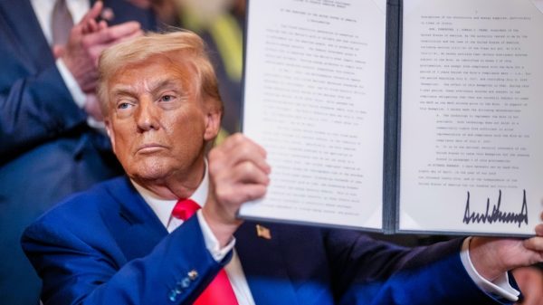 Donald Trump Signing