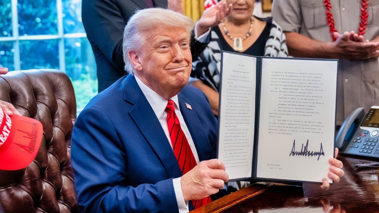 Trump Back in the Oval April 2025