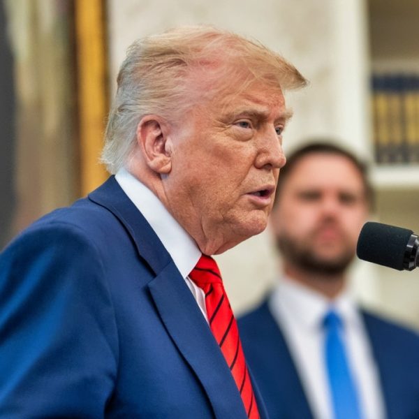 Donald Trump at Ceremony