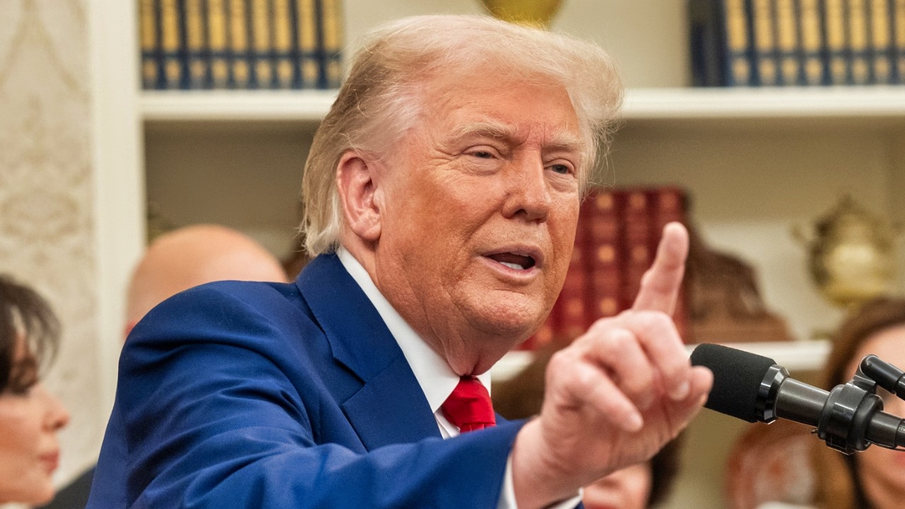 Donald Trump Pointing in Speech