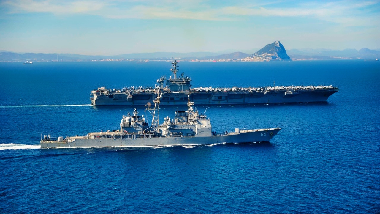 US Navy Warship