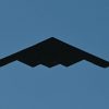 A U.S. Air Force B-2 Spirit, assigned to the 509th Bomb Wing, Whiteman Air Force Base, Mo., is flanked by two U.S. Air Force F-22 Raptors, assigned to the 1st Fighter Wing, Joint Base Langley-Eustis, Va., while conducting a flyover over the White House in Washington, D.C., July 4, 2025. The B-2 provides penetrating flexibility and effectiveness inherent in manned bombers. (U.S. Air Force photo by Airman 1st Class Geneva Nguyen)