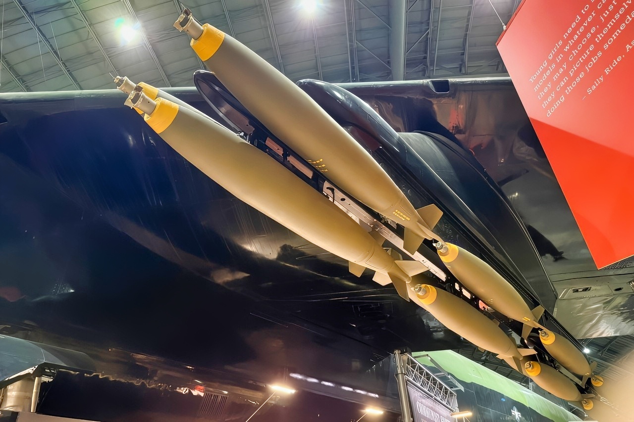 B-52 Bomber Bombs Ready to Go