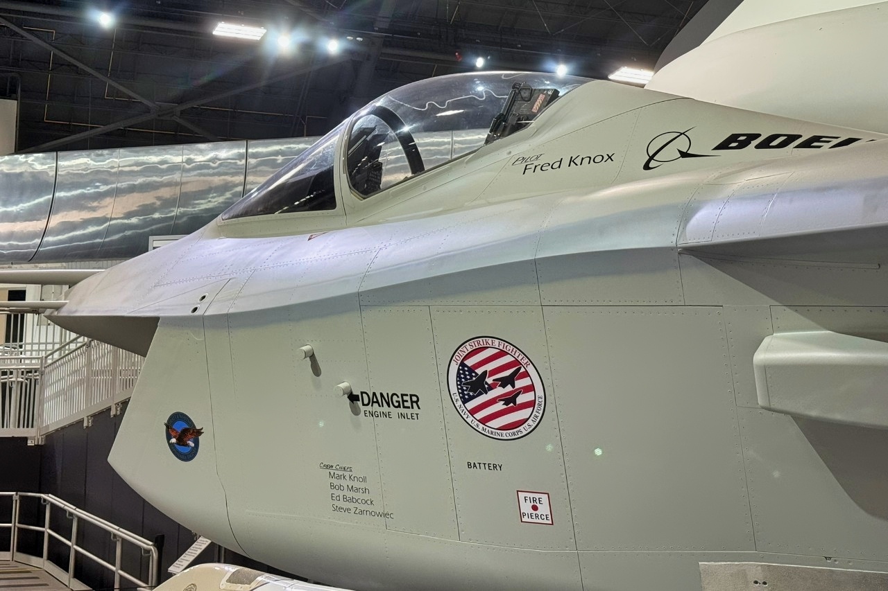 Boeing X-32 Fighter from USAF National Security Journal Original Photo