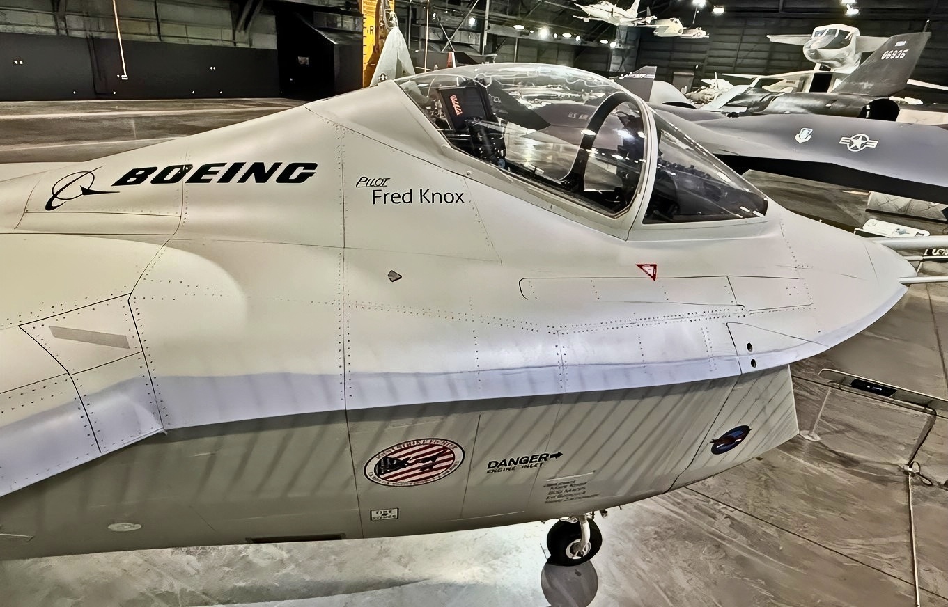 Boeing X-32 JSF. Original Photo Taken By National Security Journal Editor Harry J. Kazianis.