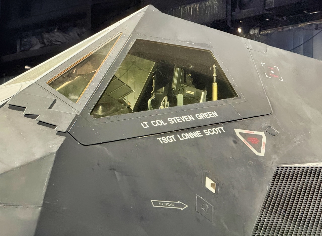 F-117 Up Close at USAF Museum