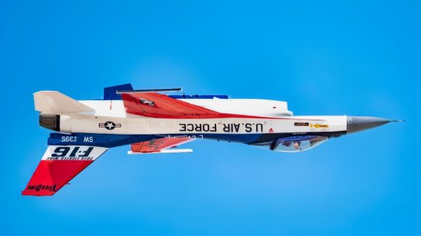 F-16 Viper Fighter Ready for Action in Sky