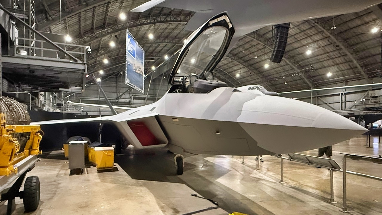 F-22 Raptor Fighter National Security Journal Photo.