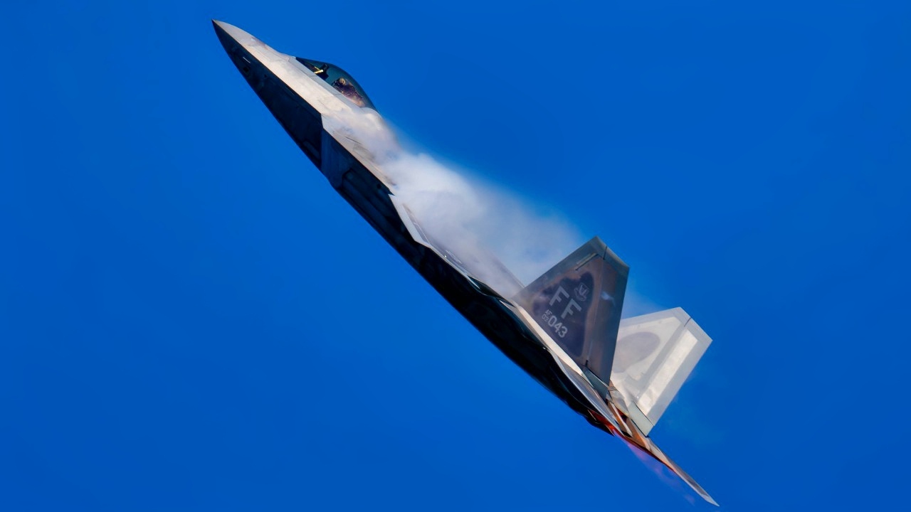 F-22 Raptor Fighter at Air Show
