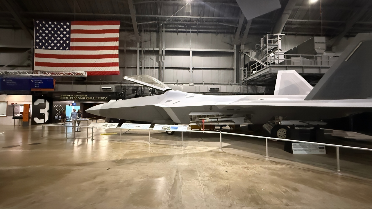 F-22 Resting at U.S. Air Force Museum