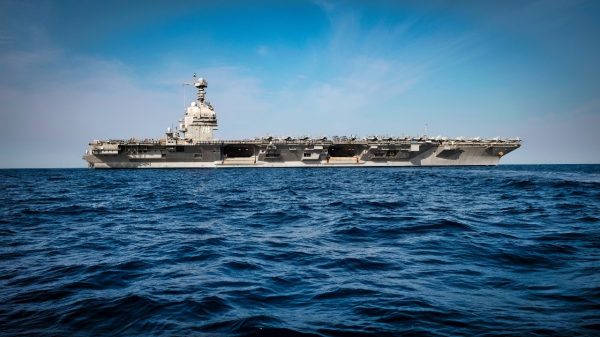 Ford-Class Aircraft Carrier U.S. Navy at Sea