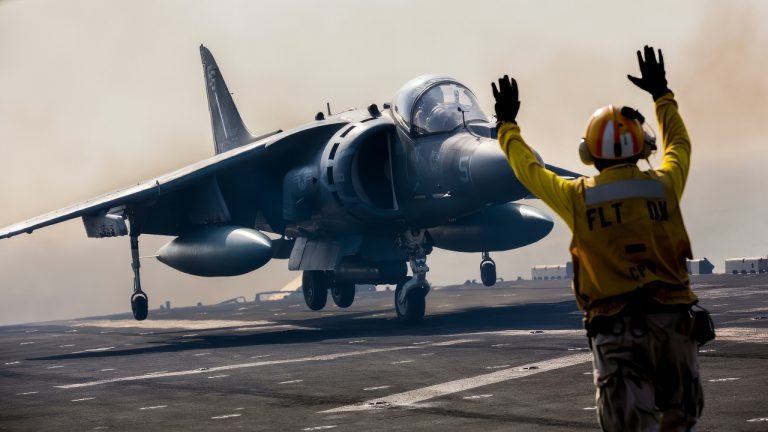 Fighter Jump Why the AV-8B Harrier Fighter Might Have Been Destined to Fail ...