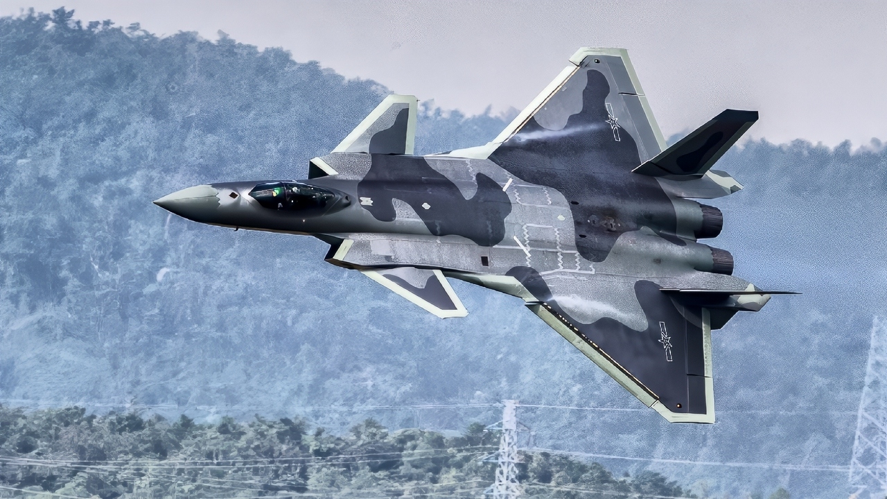 J-20 Fighter from China Flying High