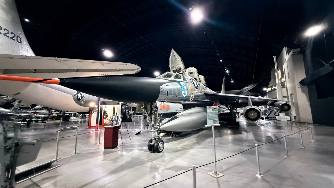 Side Angle of B-58 U.S. Air Force Museum