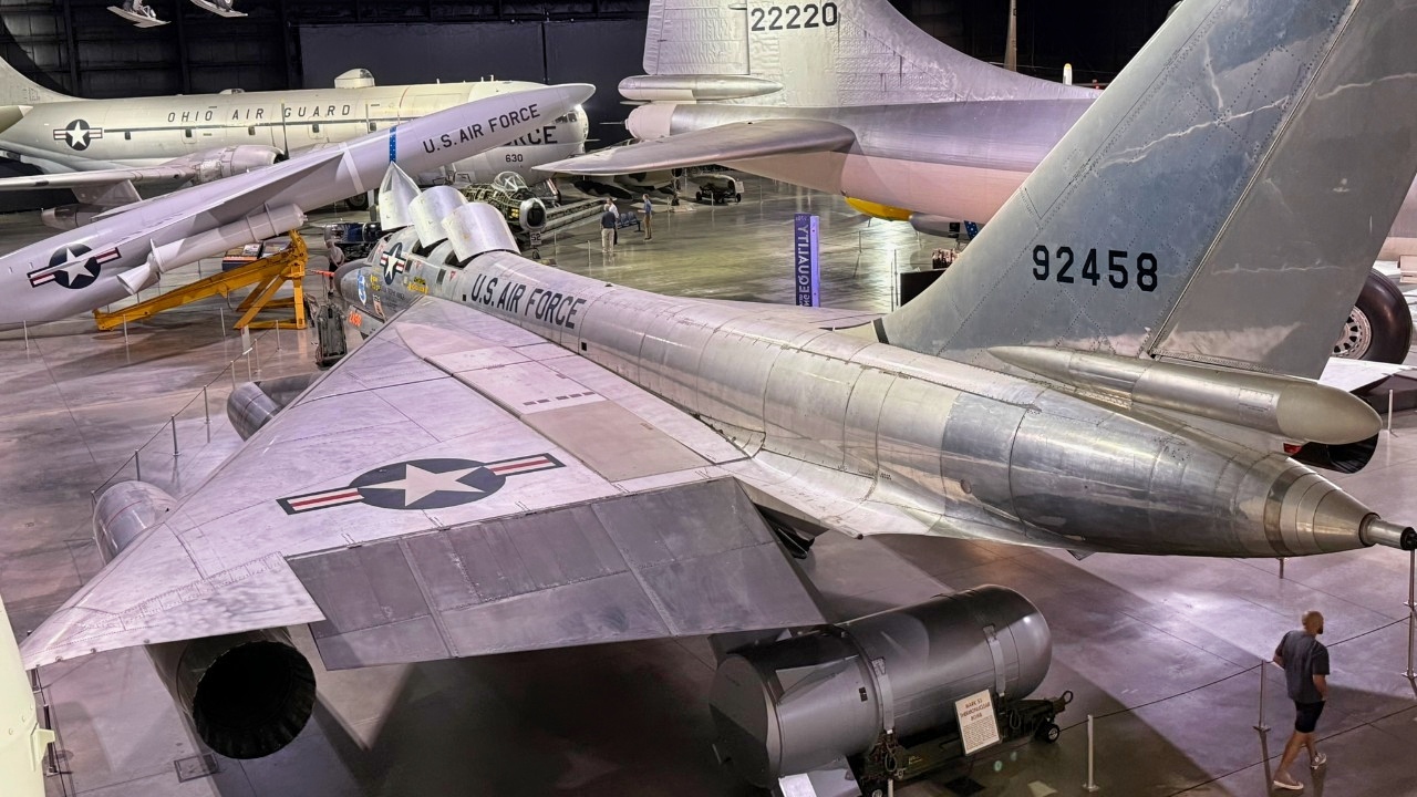 Top of B-58 Hustler Bomber