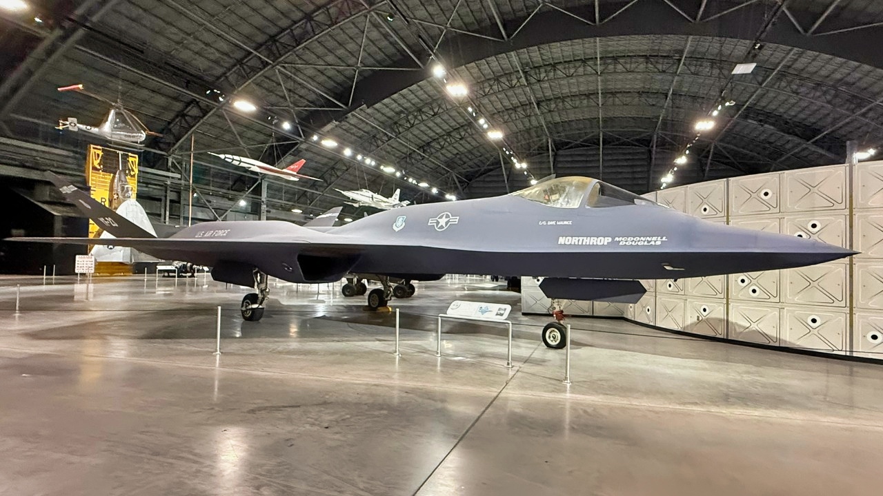 YF-23 National Security Journal Photo. Taken by Harry J. Kazianis at U.S. Air Force Museum on 7/19/2025.