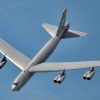 A B-52 Stratofortress assigned to the 5th Bomb Wing, Minot Air Force Base, North Dakota, completes refueling behind a KC-135 Stratotanker assigned to the 134th Air Refueling Wing, Tennessee Air National Guard, during exercise Saber Guardian 19, June 17, 2019. The bombers participated in three exercises in the Baltic and Black Sea regions, providing opportunities for training with our allies and partners. Strategic bomber missions enhance the readiness and training necessary to respond to any potential crisis or challenge across the globe. The USEUCOM, NATO exercise promotes regional stability and security while increasing readiness, strengthening partner capabilities and fostering trust. (U.S. Air National Guard photo by Tech. Sgt. Daniel Gagnon)