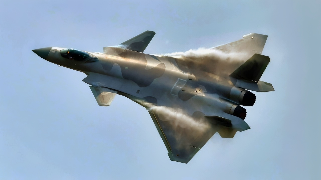 China J-20 Fighter in Camo 2021