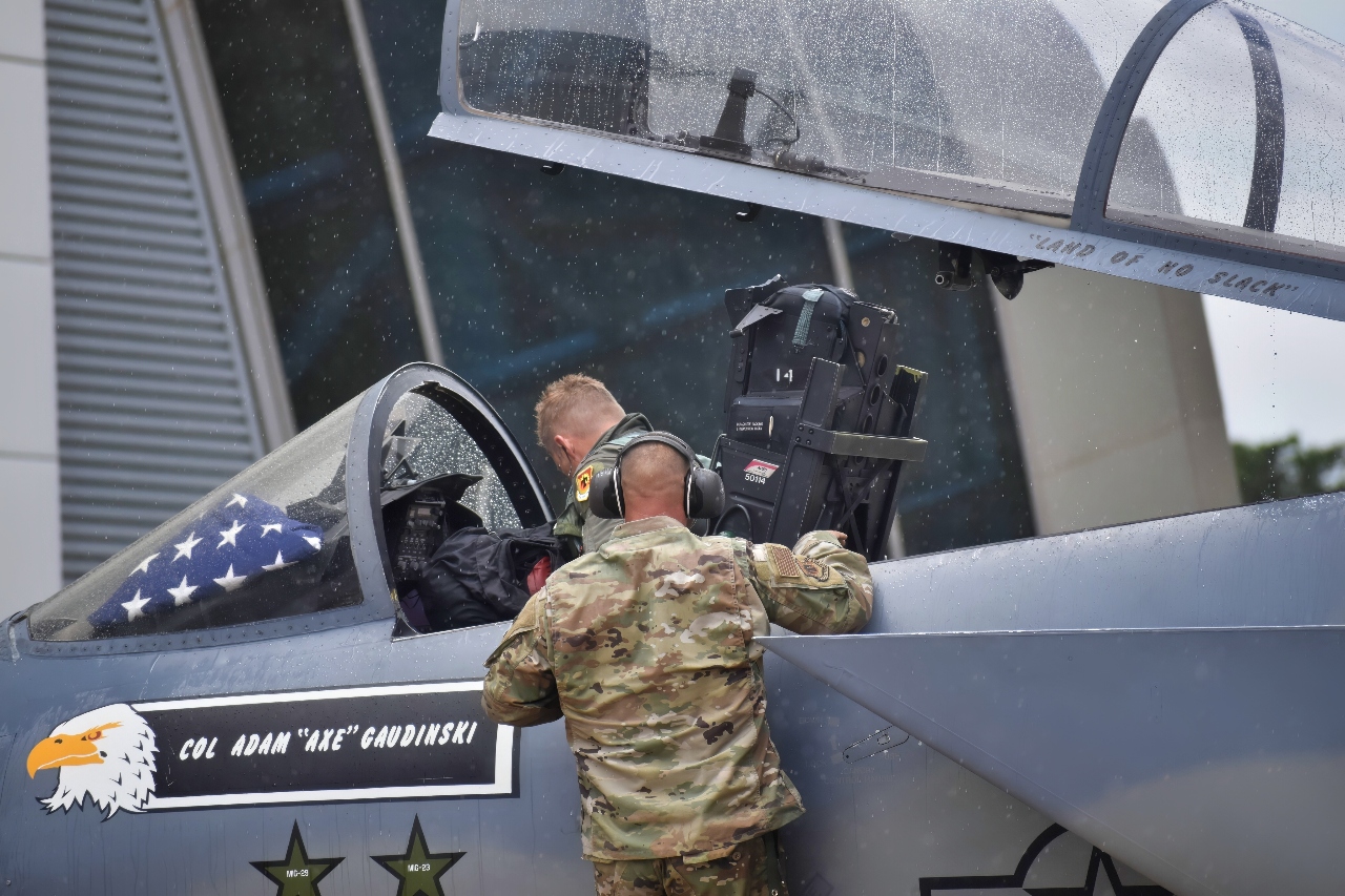 F-15C in the Rain at Smithsonian Outside DC