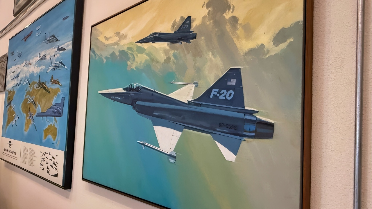 F-20 Tigershark Painting