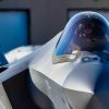 An F-35A Lightning II fighter jet, a single seat, single engine, all-weather stealth multirole fighter aircraft, assigned to the 466 fighter squadron prepares to taxi across the flightline at Hill Air Force Base, Utah, Oct. 5, 2024.