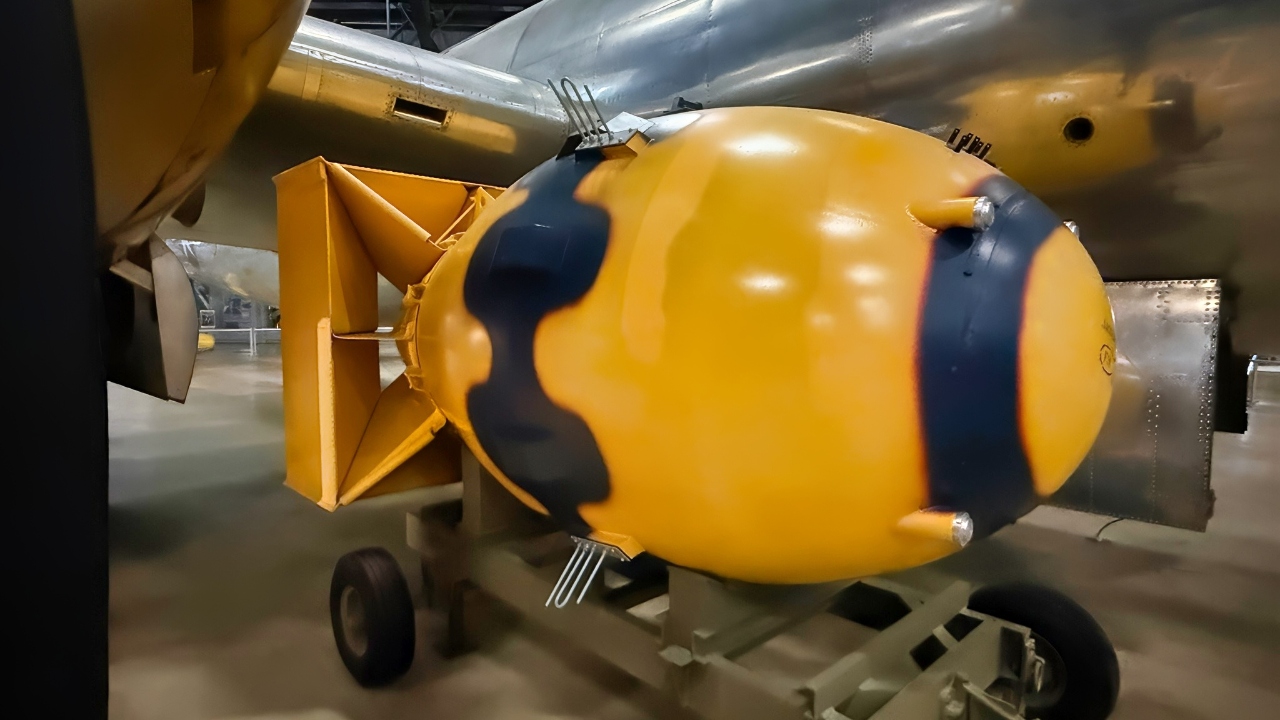 Fat Boy Near B-29 At USAF Museum