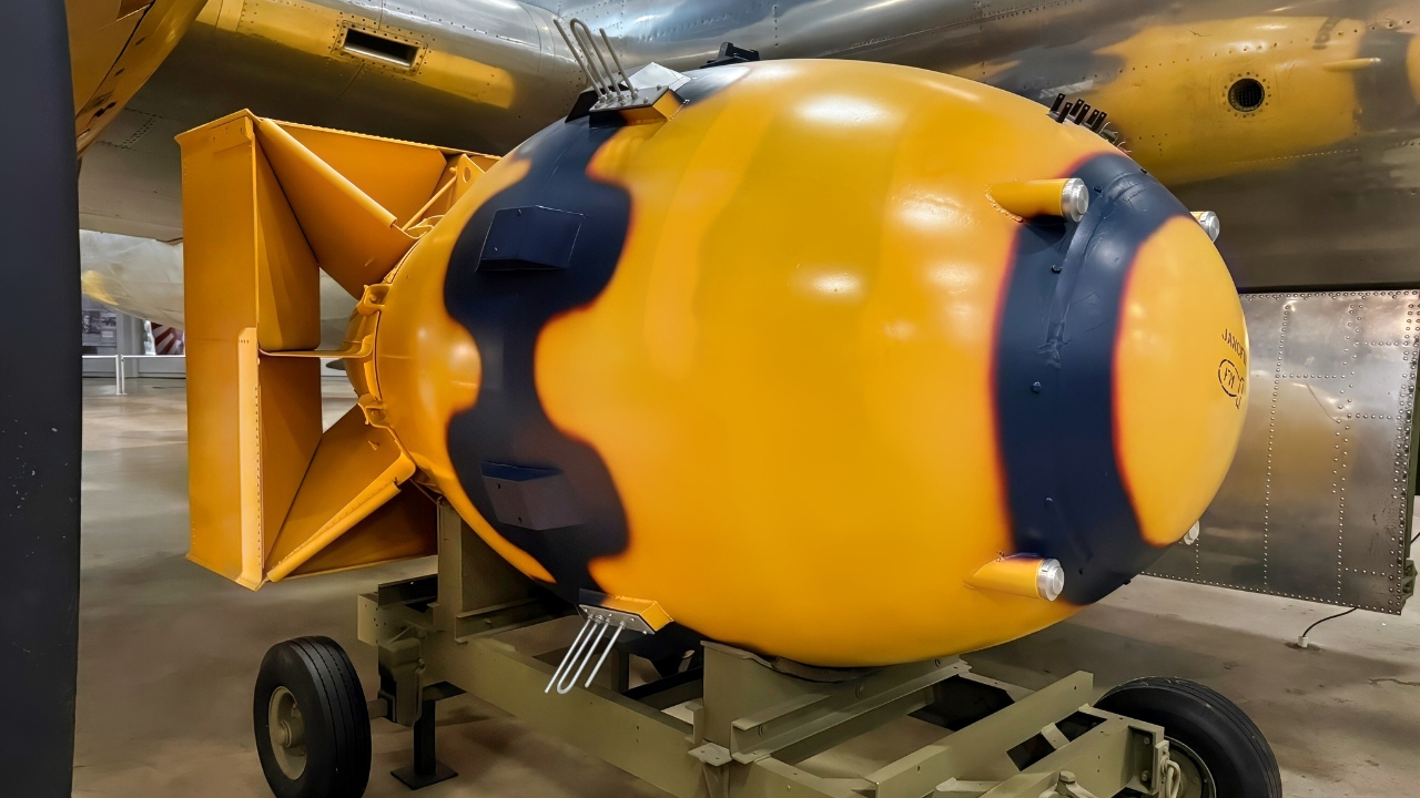 Fat Boy Nuclear Bomb At U.S. Air Force Museum
