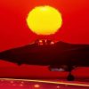 J-20 Fighter in the Sun