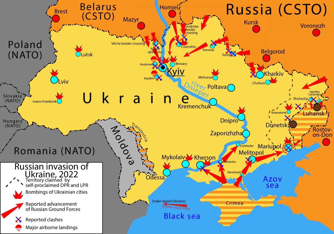 Ukraine War Map