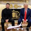 President Donald J. Trump and President Zelenskyy in the Oval Office.