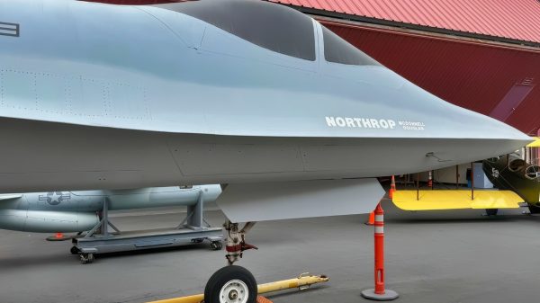 YF-23 Black Widow II Fighter In California.
