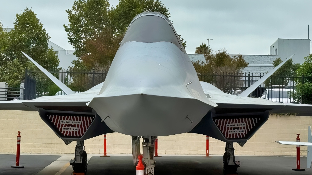 YF-23A Black Widow II Head On