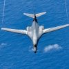 B-1B Lancer Bomber over the Water