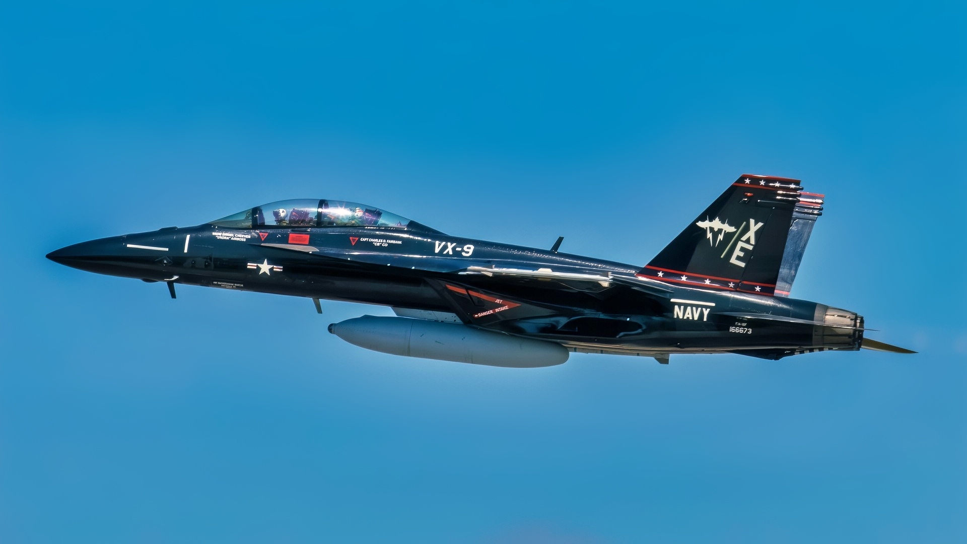 An F/A-18F Super Hornet attached to Air Test and Evaluation Squadron (VX) 9, the “Vampires,” takes off from Naval Air Station Point Mugu, California, September 11, 2025. Gray Flag 2025 is the naval aviation test community’s premier large force test event, providing unique venues for large scale integration of new capabilities across services and platform. Working with the Joint Force, industry, and our nation’s allies to ensure seamless integration and interoperability is key to ensuring warfighters have a decisive advantage in the field. (U.S. Navy photo by Mass Communication Specialist 2nd Class John T. Jarrett)