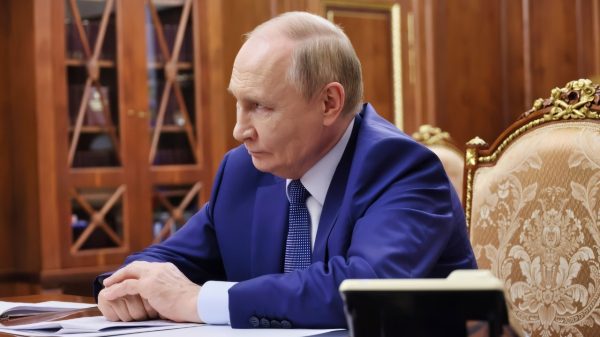 Putin in 2025 Looking Stern