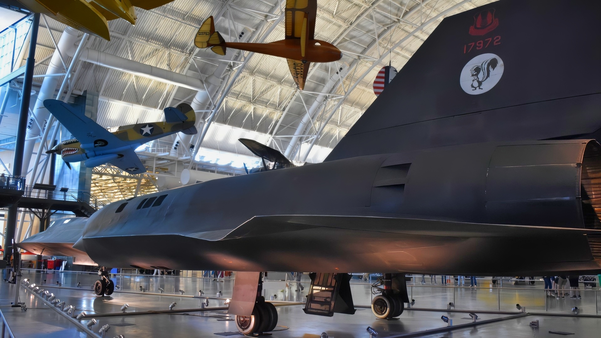 SR-71 Blackbird Full Side Shot