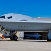 A second B-21 Raider, the world’s sixth-generation stealth bomber, test aircraft arrives at Edwards Air Force Base, Calif., Sept. 11, 2025. The addition of the second test aircraft expands mission systems and weapons integration testing, advancing the program toward operational readiness. (Courtesy photo)