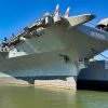 USS Intrepid in New York Harbor