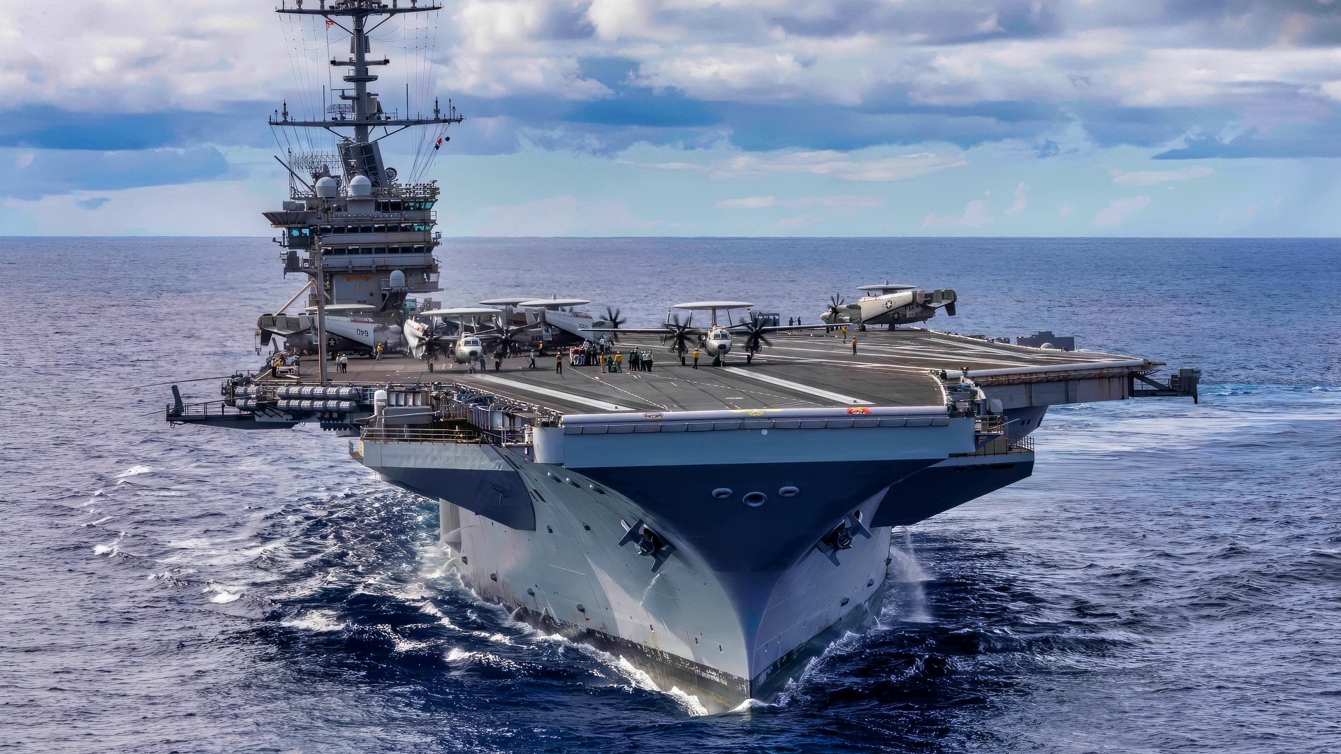 250923-N-FY193-1405 ATLANTIC OCEAN (Sept. 23, 2025) The Nimitz-class aircraft carrier USS Harry S. Truman (CVN 75) conducts carrier qualifications in the Atlantic Ocean. Truman is currently underway carrying out routine operations that support the Navy’s commitment to readiness, innovation, and future fleet lethality. (U.S. Navy photo by Mass Communication Specialist 2nd Class Mike Shen)