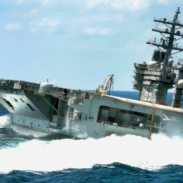 ATLANTIC OCEAN (June 14, 2011) The Nimitz-class aircraft carrier.