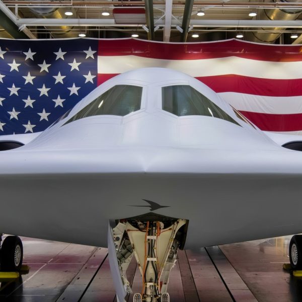 Palmdale, Calif. Designed to operate in tomorrow's high-end threat environment, the B-21 will play a critical role in ensuring America's enduring airpower capability. (U.S. Air Force photo)
