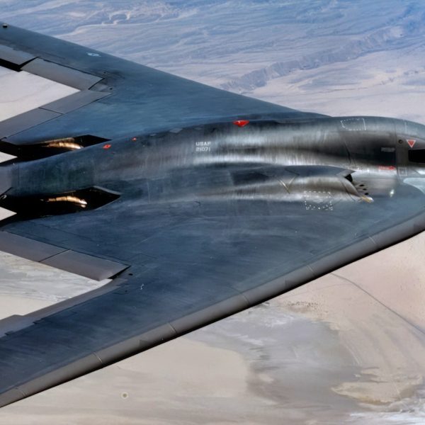 FILE PHOTO -- The B-2 Spirit is a multi-role bomber capable of delivering both conventional and nuclear munitions. A dramatic leap forward in technology, the bomber represents a major milestone in the U.S. bomber modernization program. The B-2 brings massive firepower to bear, in a short time, anywhere on the globe through previously impenetrable defenses. (U.S. Air Force photo)