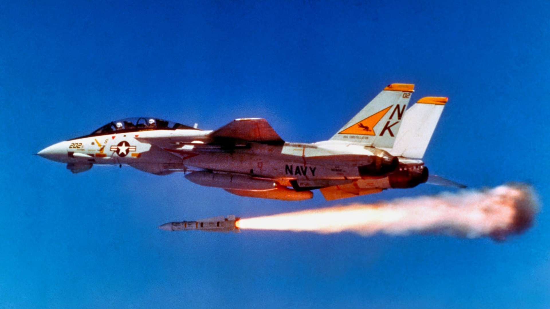 F-14 Tomcat Firing a Missile