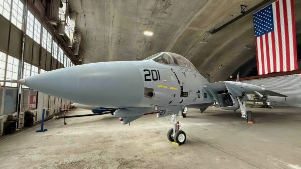 F-14 Tomcat in Hanger National Security Journal Photo