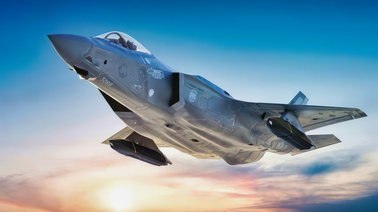 F-35 Fighter With LRASM Missiles