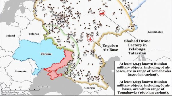 The Institute for the Study of War (ISW) Map.