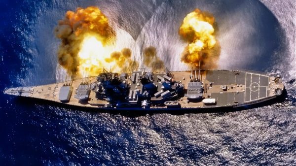 Iowa-Class Firing