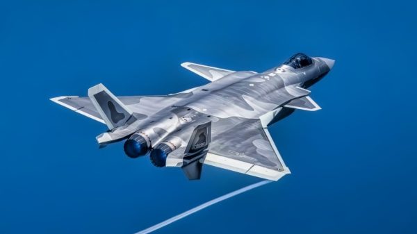 J-20 Fighter from China. Image from PLAAF