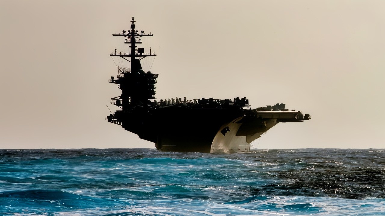 PACIFIC OCEAN (Jan. 18, 2017) The Nimitz-class aircraft carrier USS Carl Vinson (CVN 70) transits the Pacific Ocean. Carl Vinson is on a scheduled western Pacific deployment with the Carl Vinson Carrier Strike Group as part of the U.S. Pacific Fleet-led initiative to extend the command and control functions of the U.S. 3rd Fleet in the Indo-Asia-Pacific region. (U.S. Navy photo by Mass Communication Specialist 2nd Class Nathan K. Serpico/Released)
